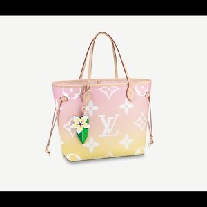 Louis Vuitton summer by the pool neverfull pink